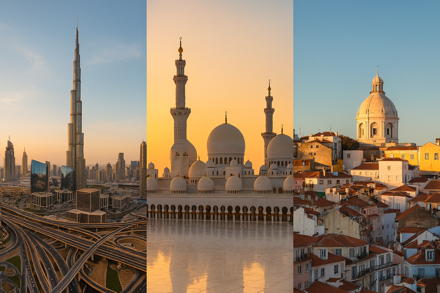 Dubaï et la région du Golfe contre le Portugal : immobilier, sécurité et perspectives à long terme