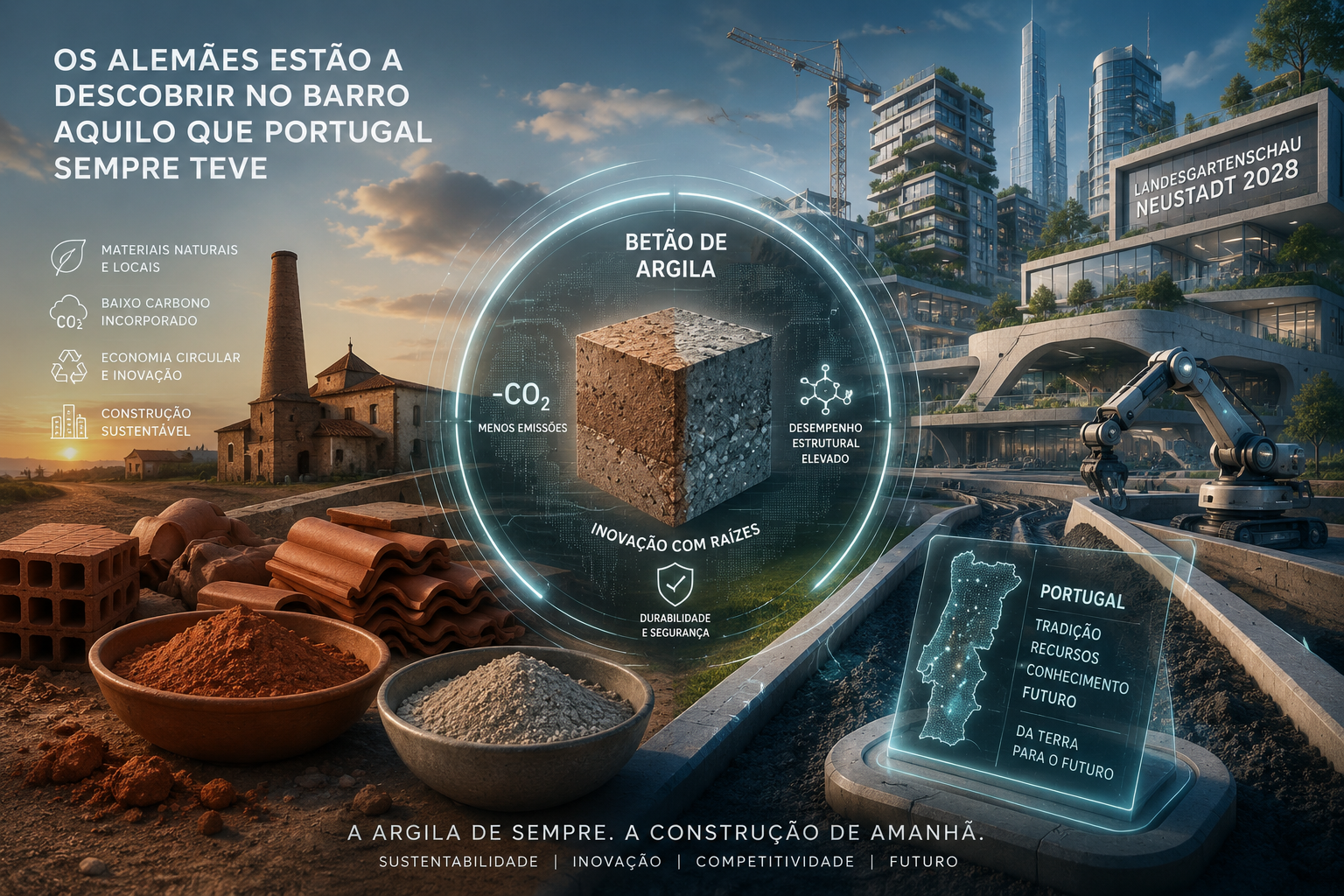The Germans are discovering in clay what Portugal has always had