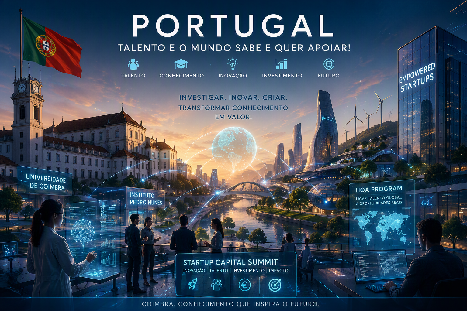 Portugal, Talento and the world knows and wants to support!