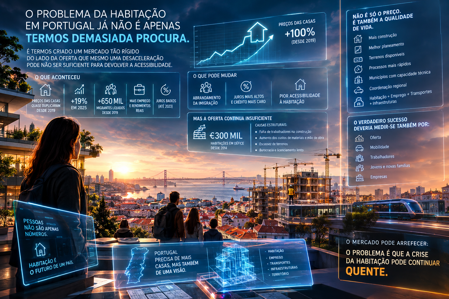 Le Portugal pourrait avoir moins de demande et continuer à utiliser des maisons trop chères