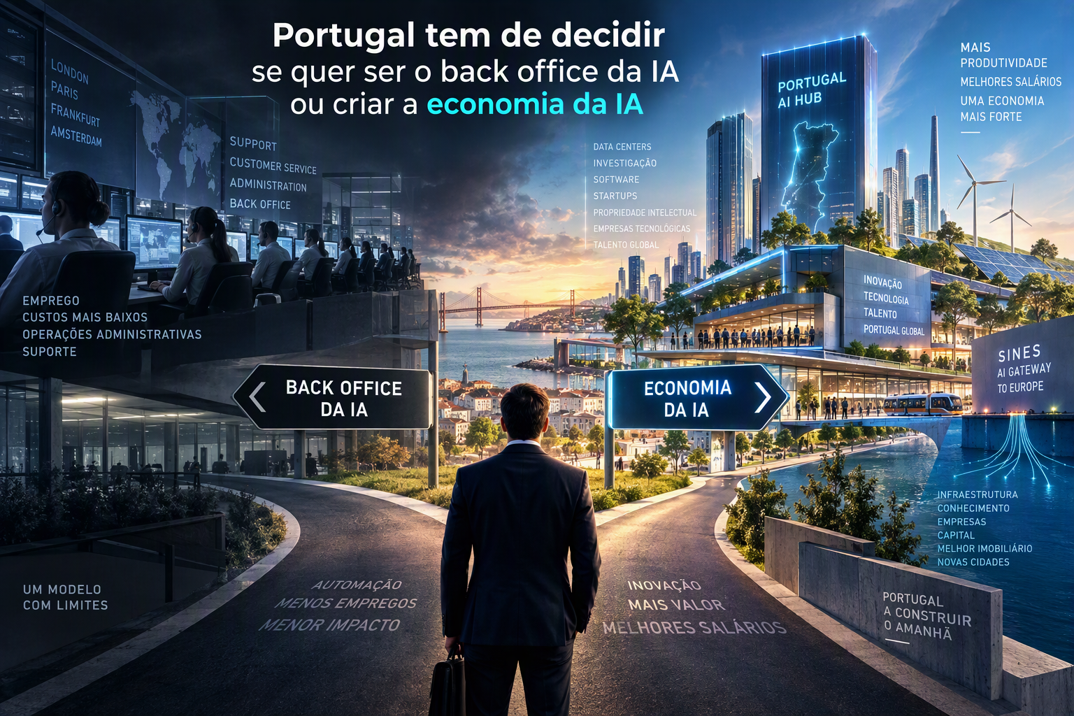 Le Portugal doit décider s’il veut être le back office de l’IA ou créer l’économie de l’IA